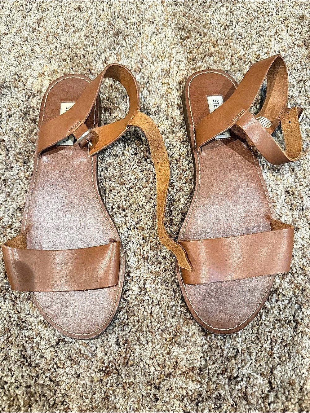 Steve Madden Donddi Sandal Brown Strappy Sandals US 9.5
